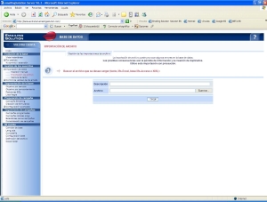 Importaci�n de la base de datos para campa�as de email marketing